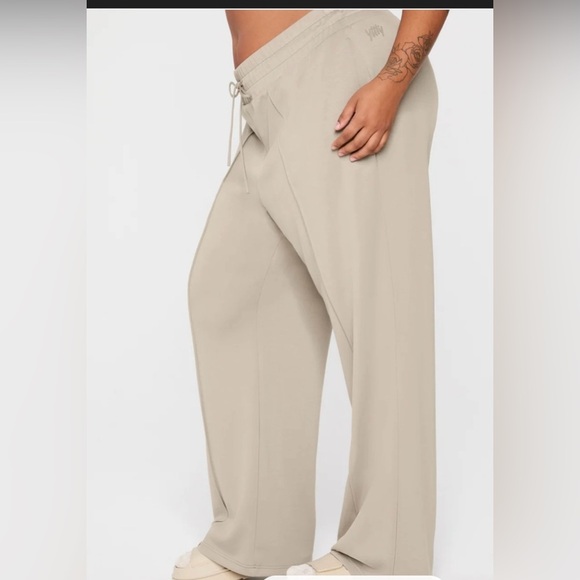 Yitty Fabletics So Sleek Modal Wide Leg Lounge Pants Plus Six 3X New $100 - Picture 4 of 7